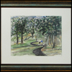 A WALK IN THE PARK -- Artist: Donavon Blake Size: 14" x 11" Medium: Watercolor Price: $250.00