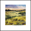 ROLLING FLINT HILLS -- Artist: Craig Lueck Size: 19.5" x 19.5" Medium: Watercolor Price: $1,200.00