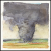 TORNADO -- Artist: Maureen Kenny Size: 6" x 6" Medium: Watercolor Price: $250.00