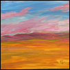 New Mexico, Sangre de Christo Mountains in Hazy Shade of Pink